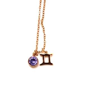Gemini Amethyst Gemstone Necklaces  | LIMITED TIME OFFER